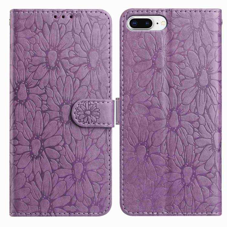 Daisy Embossed Leather Phone Case