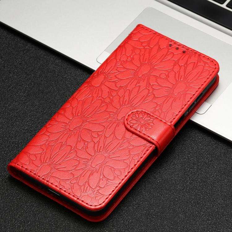 Daisy Embossed Leather Phone Case