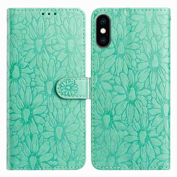 Daisy Embossed Leather Phone Case