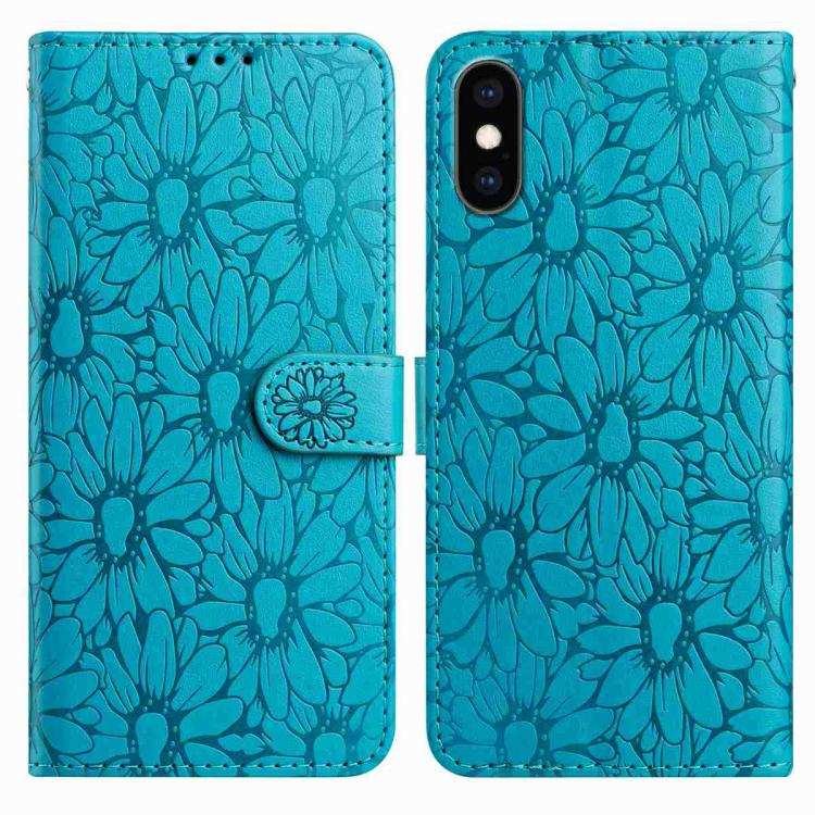 Daisy Embossed Leather Phone Case
