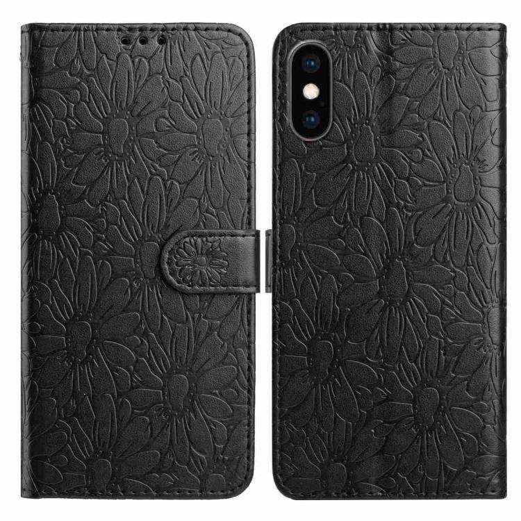 Daisy Embossed Leather Phone Case