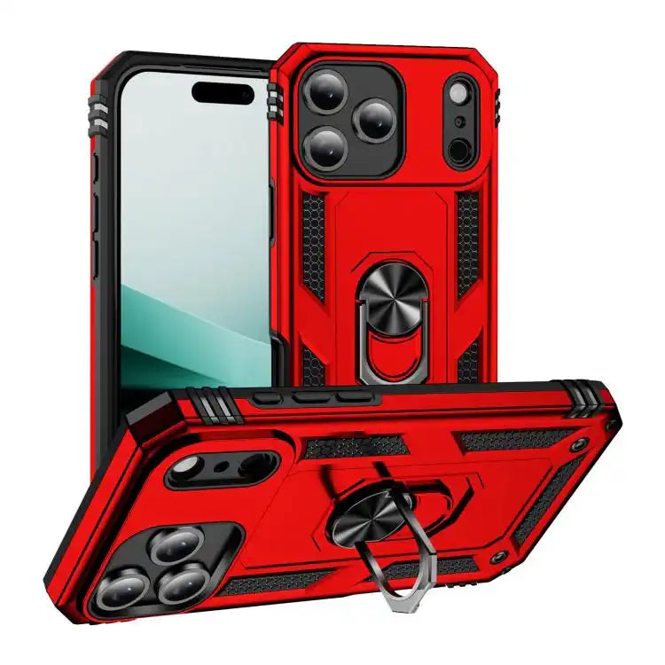 Shockproof TPU Hybrid PC Phone Case with Holder