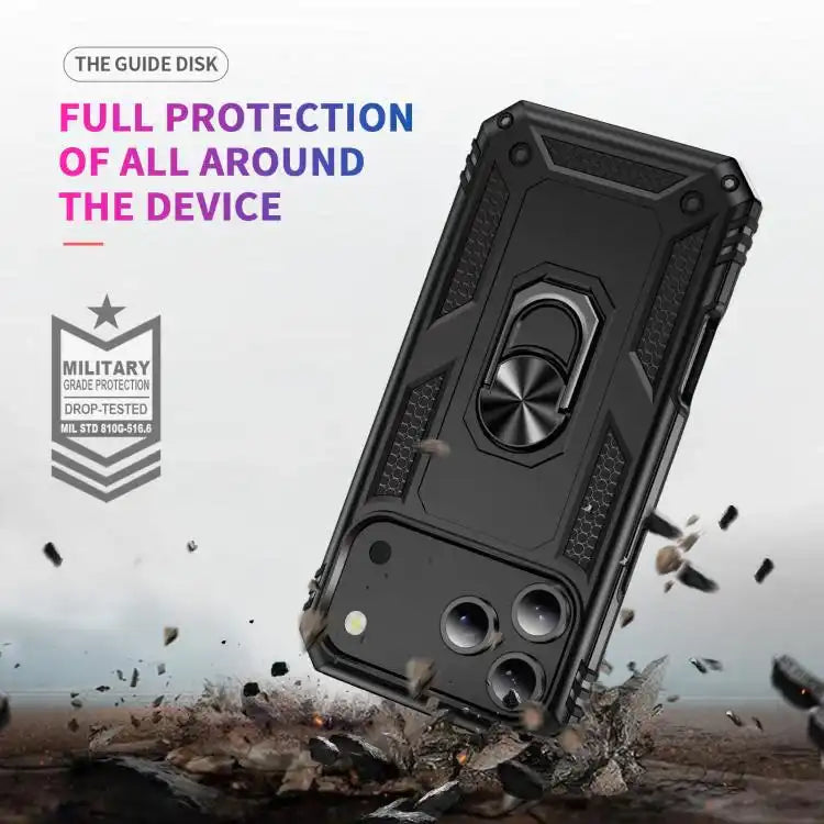 Shockproof TPU Hybrid PC Phone Case with Holder