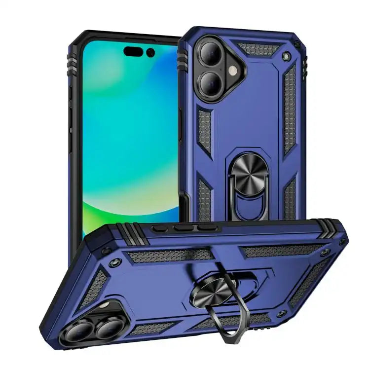 Shockproof TPU Hybrid PC Phone Case with Holder