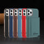 Solid Color Horizontal Magnetic Card Bag RFID MagSafe Phone Case