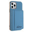 Solid Color Horizontal Magnetic Card Bag RFID MagSafe Phone Case