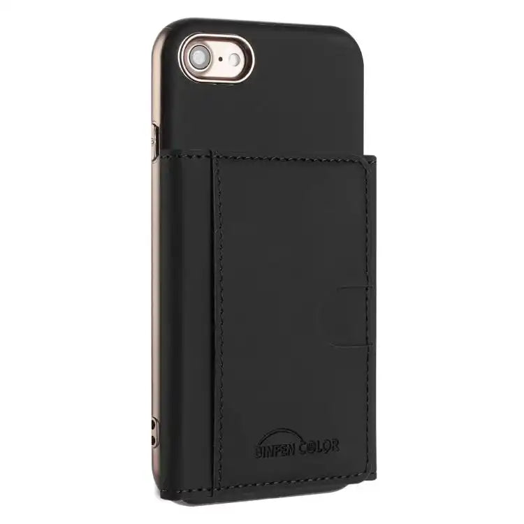 Solid Color Horizontal Magnetic Card Bag RFID MagSafe Phone Case