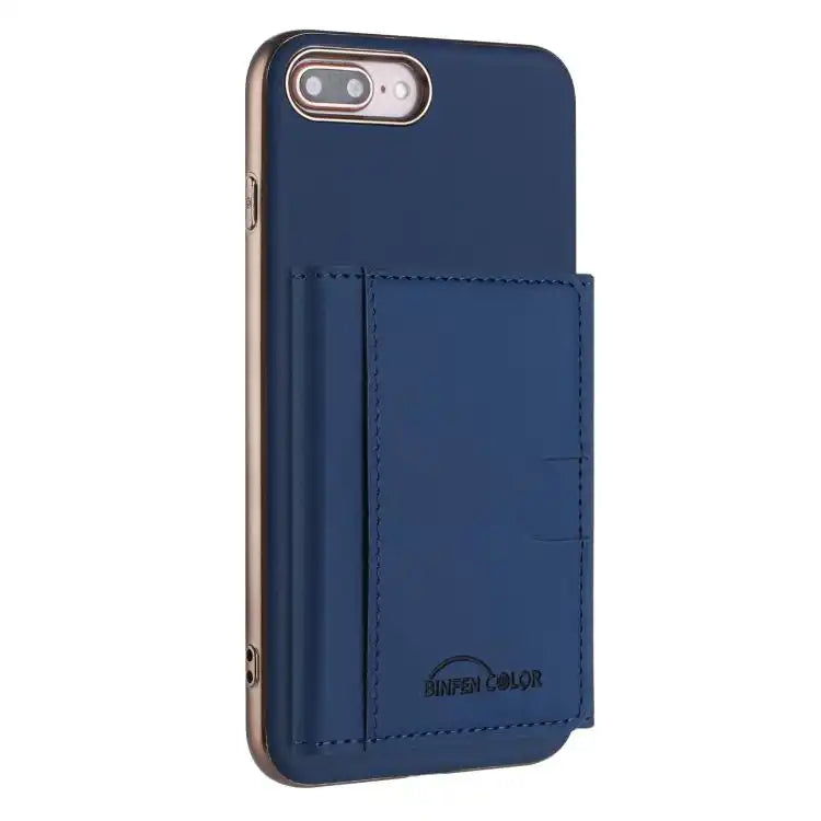 Solid Color Horizontal Magnetic Card Bag RFID MagSafe Phone Case