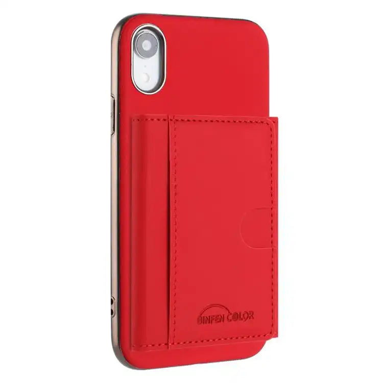 Solid Color Horizontal Magnetic Card Bag RFID MagSafe Phone Case