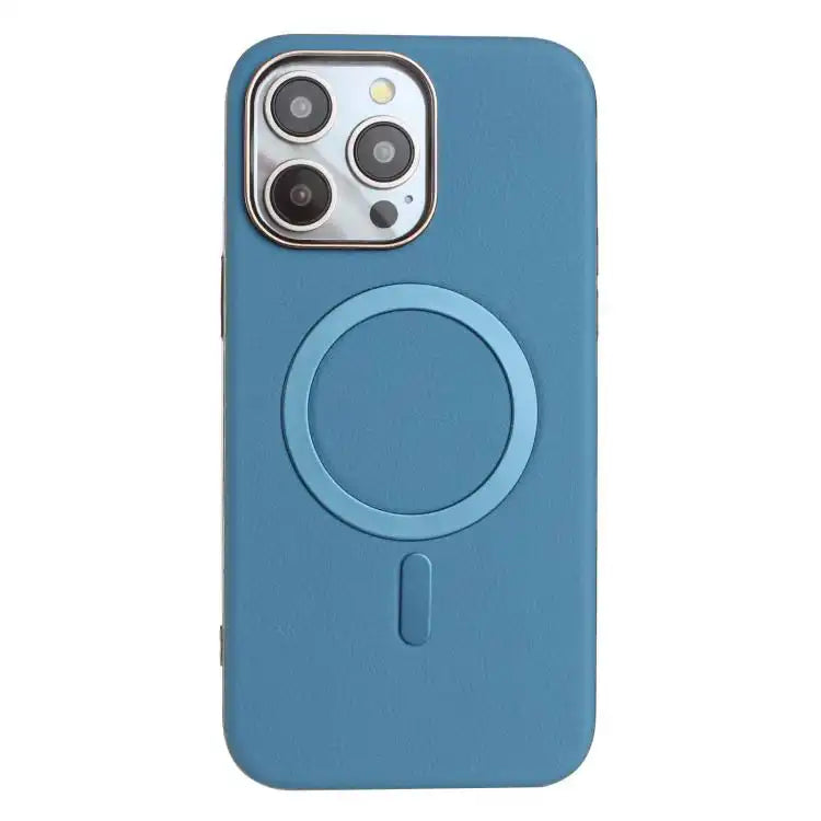 Solid Color Plating MagSafe Full Coverage Phone Case
