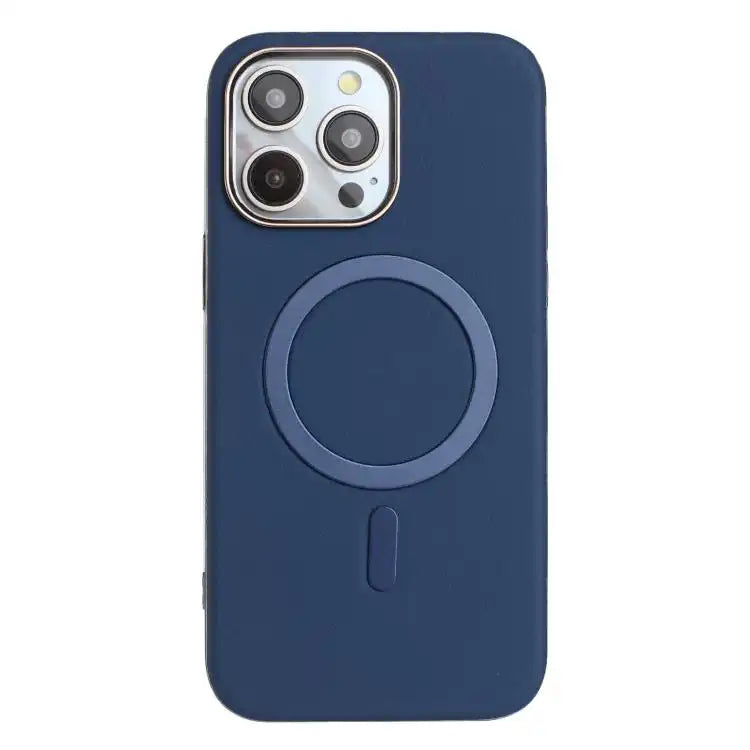 Solid Color Plating MagSafe Full Coverage Phone Case