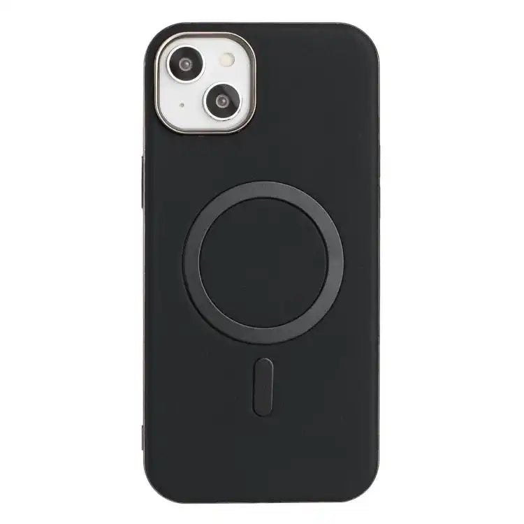 Solid Color Plating MagSafe Full Coverage Phone Case