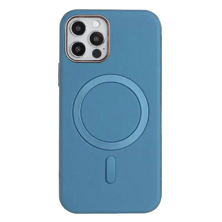 Solid Color Plating MagSafe Full Coverage Phone Case
