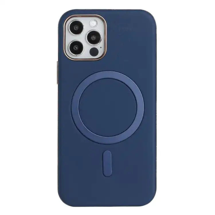 Solid Color Plating MagSafe Full Coverage Phone Case