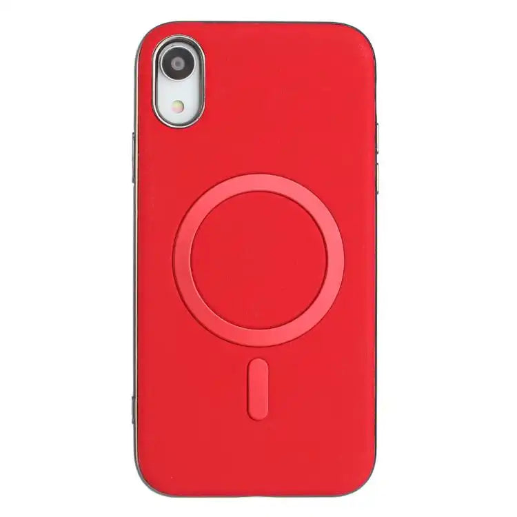 Solid Color Plating MagSafe Full Coverage Phone Case