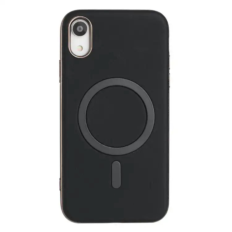 Solid Color Plating MagSafe Full Coverage Phone Case