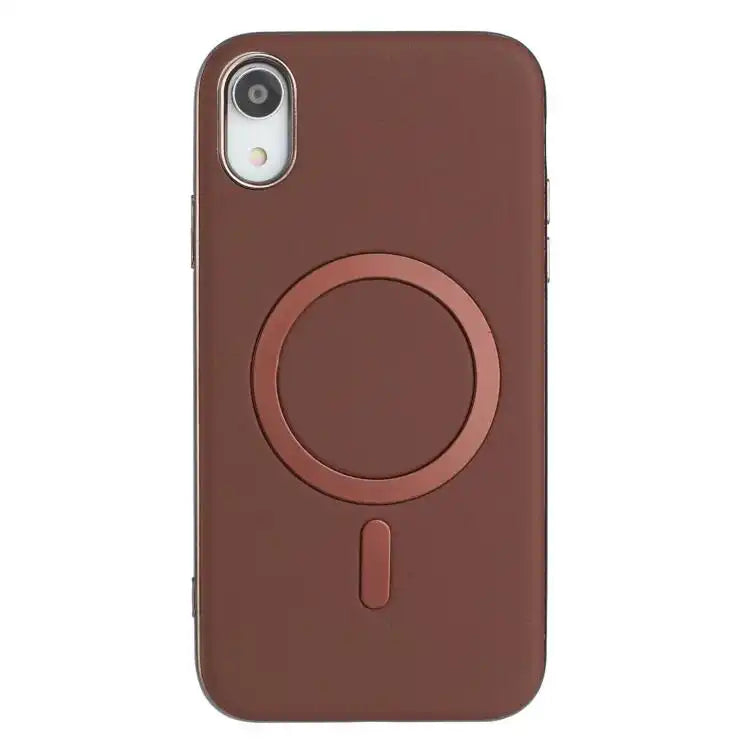 Solid Color Plating MagSafe Full Coverage Phone Case