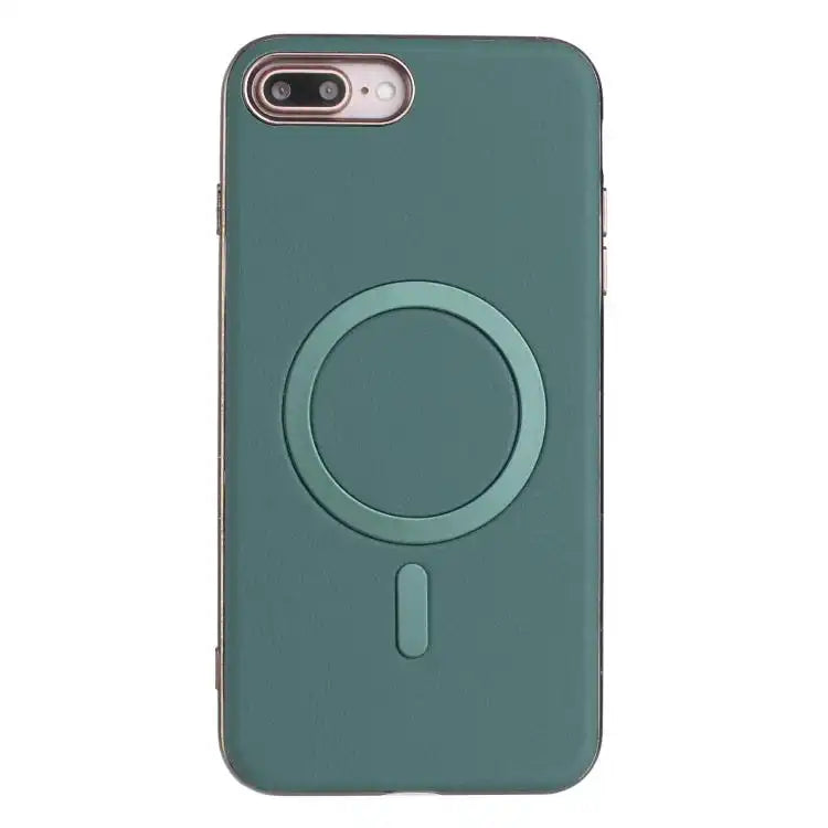 Solid Color Plating MagSafe Full Coverage Phone Case