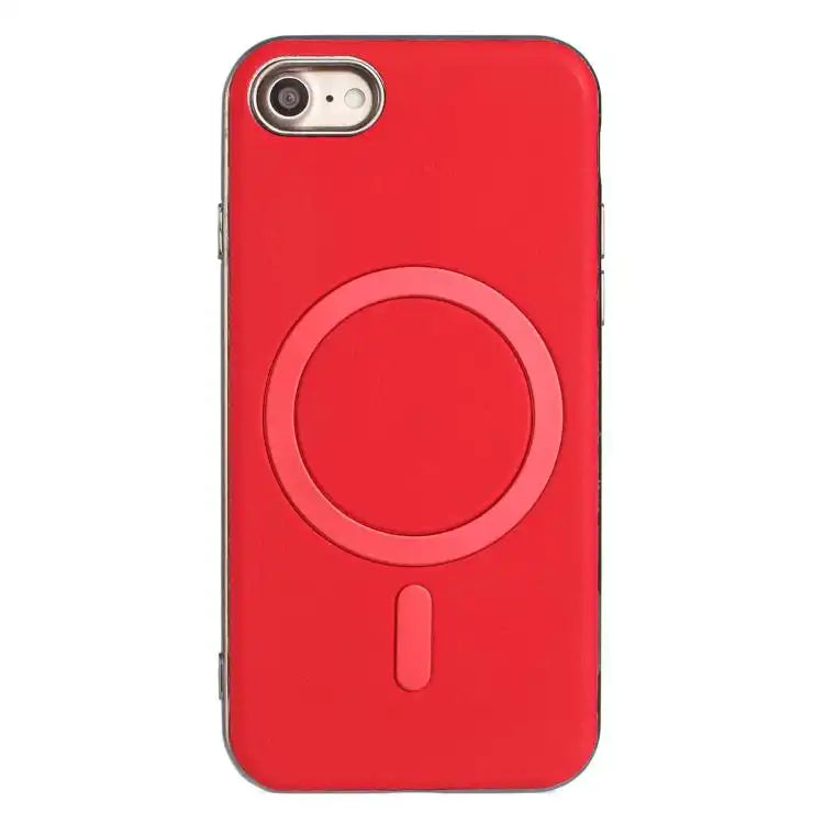 Solid Color Plating MagSafe Full Coverage Phone Case