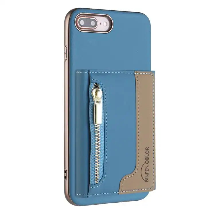Zipper Horizontal Magnetic Card Bag RFID MagSafe Phone Case