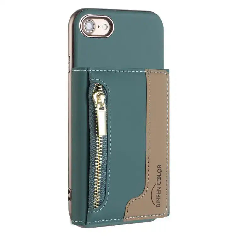 Zipper Horizontal Magnetic Card Bag RFID MagSafe Phone Case