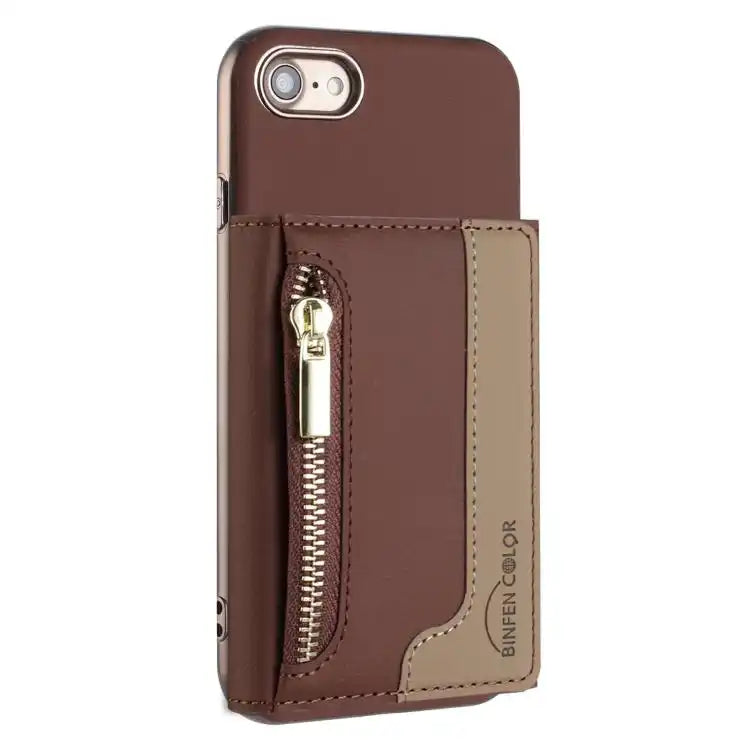Zipper Horizontal Magnetic Card Bag RFID MagSafe Phone Case