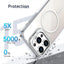 Gradient Discolor Lens Kickstand Magsafe Phone Case