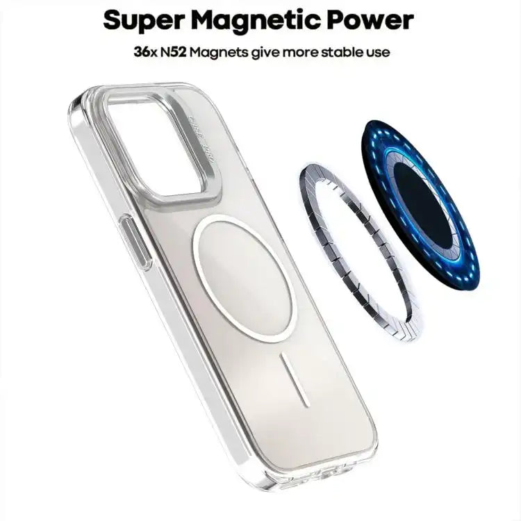 Gradient Discolor Lens Kickstand Magsafe Phone Case