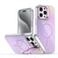Gradient Discolor Lens Kickstand Magsafe Phone Case