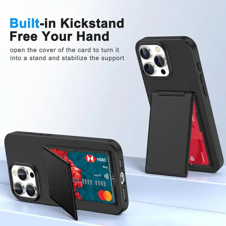 Card Holder Stand Shockproof Phone Case