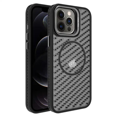 O-Shape Hollow Cooling Lens Holder MagSafe Phone Case