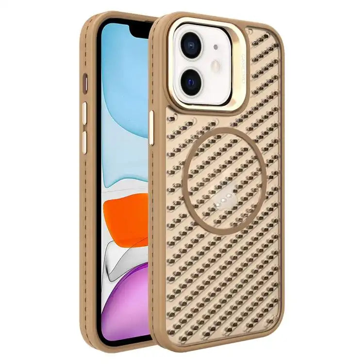 O-Shape Hollow Cooling Lens Holder MagSafe Phone Case