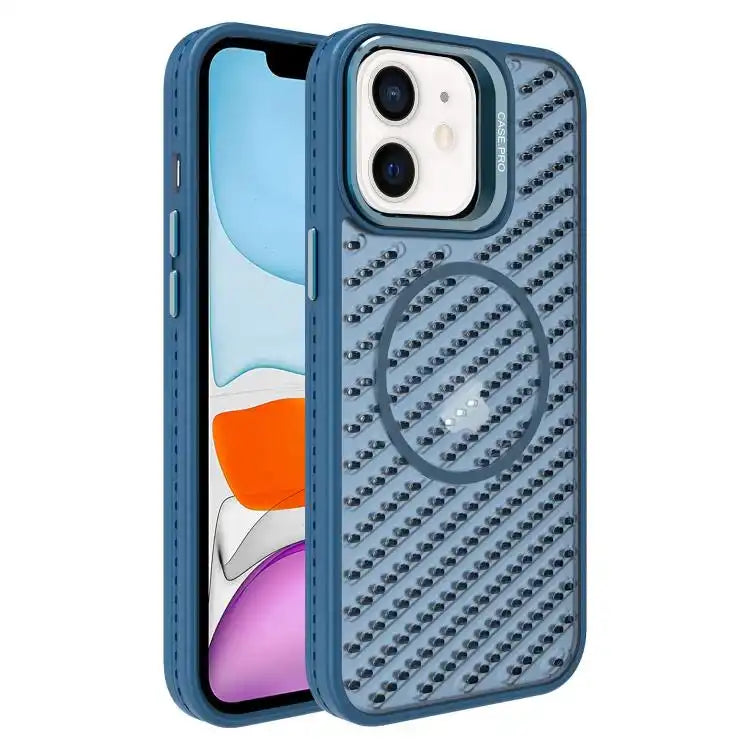 O-Shape Hollow Cooling Lens Holder MagSafe Phone Case