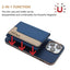 Colour Matching Horizontal Magnetic Card Bag RFID MagSafe Phone Case