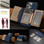 Colour Matching Horizontal Magnetic Card Bag RFID MagSafe Phone Case