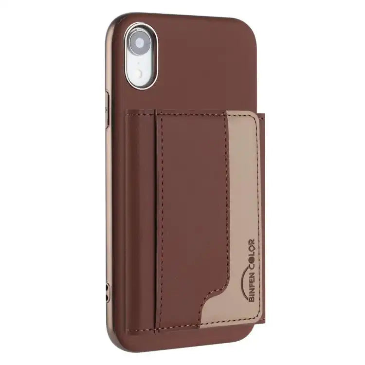 Colour Matching Horizontal Magnetic Card Bag RFID MagSafe Phone Case