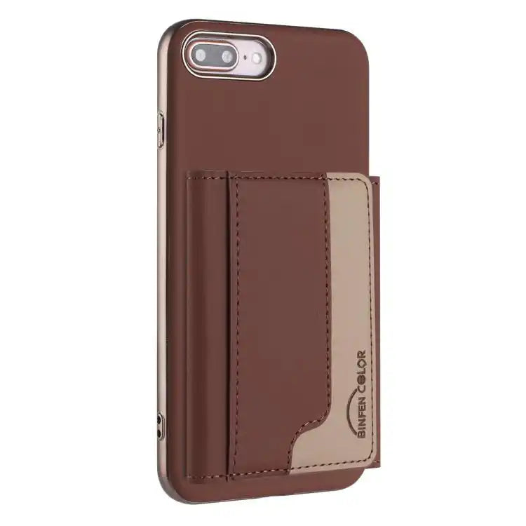 Colour Matching Horizontal Magnetic Card Bag RFID MagSafe Phone Case