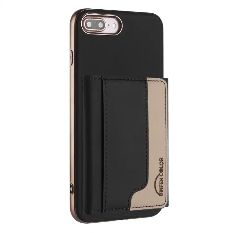 Colour Matching Horizontal Magnetic Card Bag RFID MagSafe Phone Case