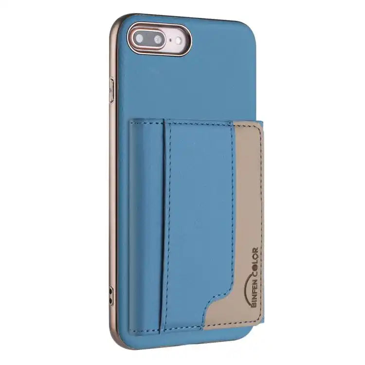 Colour Matching Horizontal Magnetic Card Bag RFID MagSafe Phone Case