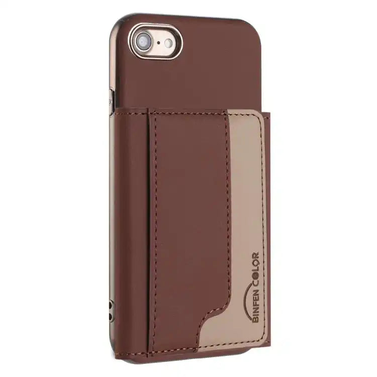 Colour Matching Horizontal Magnetic Card Bag RFID MagSafe Phone Case