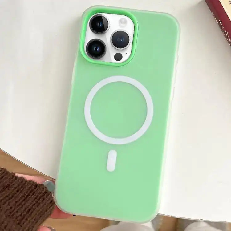 Skin Feel MagSafe Magnetic PC Hybrid TPU Phone Case