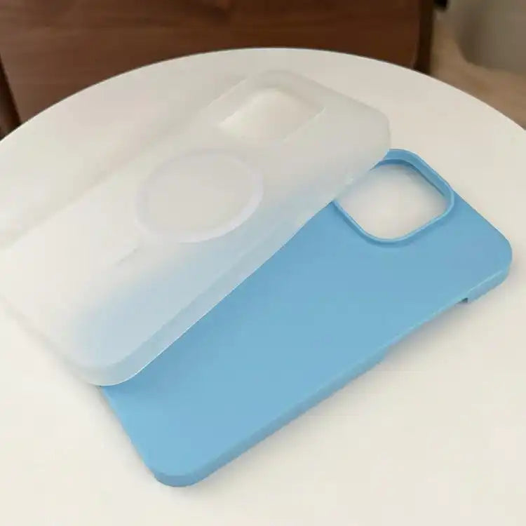 Skin Feel MagSafe Magnetic PC Hybrid TPU Phone Case