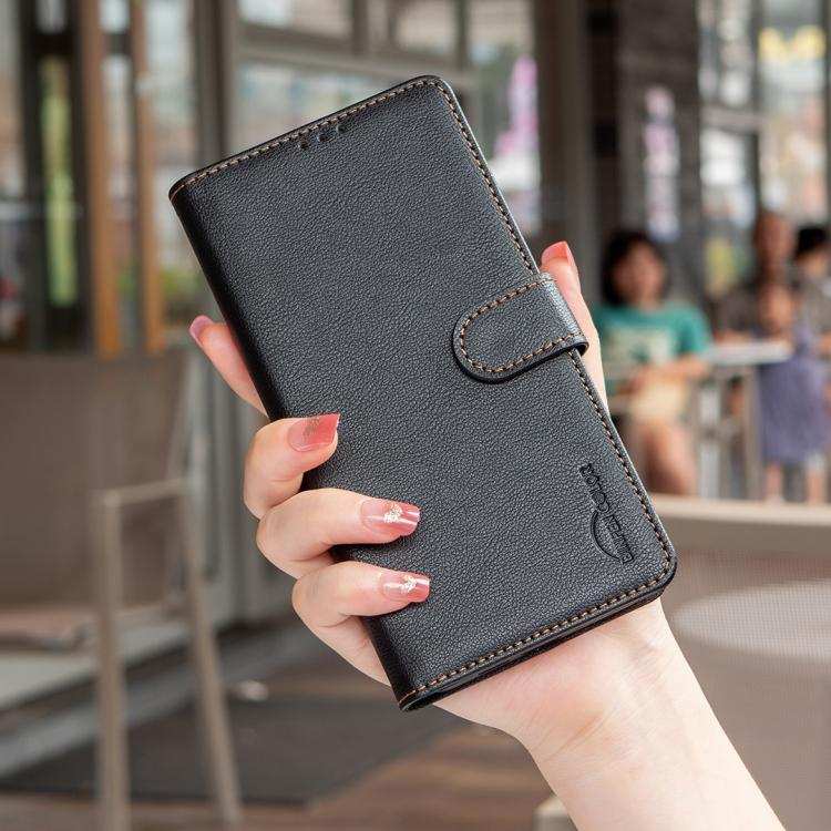 Litchi Texture RFID Anti-theft Leather Phone Case