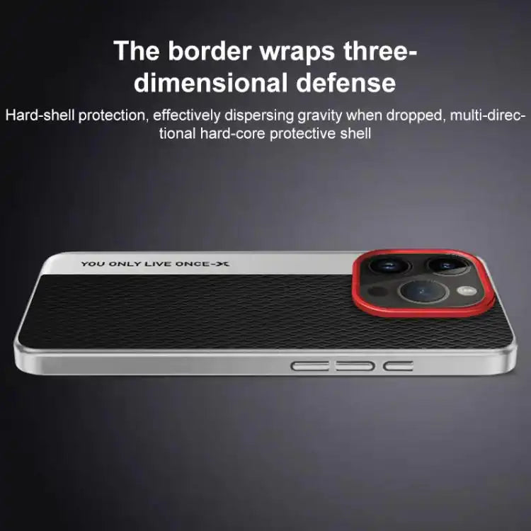 Camera Design Diamond Texture Leather PC Phone Case