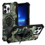 Camouflage Kickstand Rotating Shaft MagSafe Phone Case