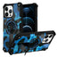 Camouflage Kickstand Rotating Shaft MagSafe Phone Case