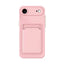 Skin Feel Card Contrast Color Button TPU Phone Case