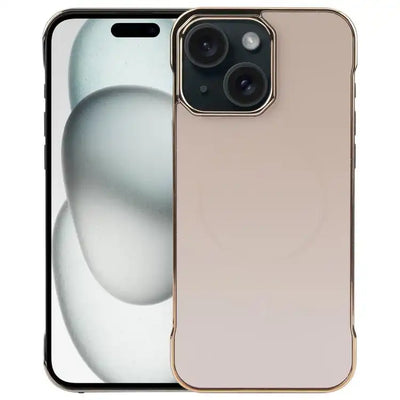 Electroplating Frameless Frosted Anti-Glare PC MagSafe Phone Case