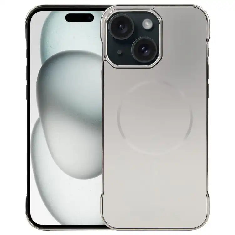 Electroplating Frameless Frosted Anti-Glare PC MagSafe Phone Case