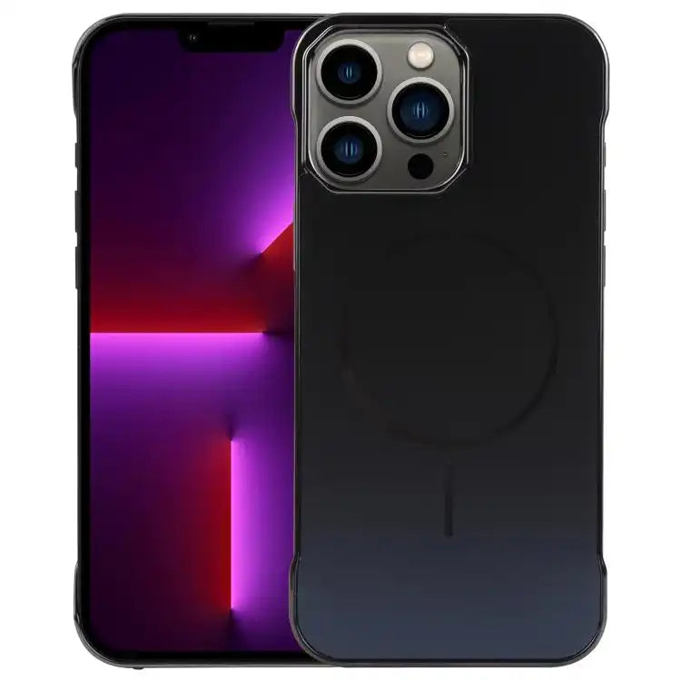 Electroplating Frameless Frosted Anti-Glare PC MagSafe Phone Case